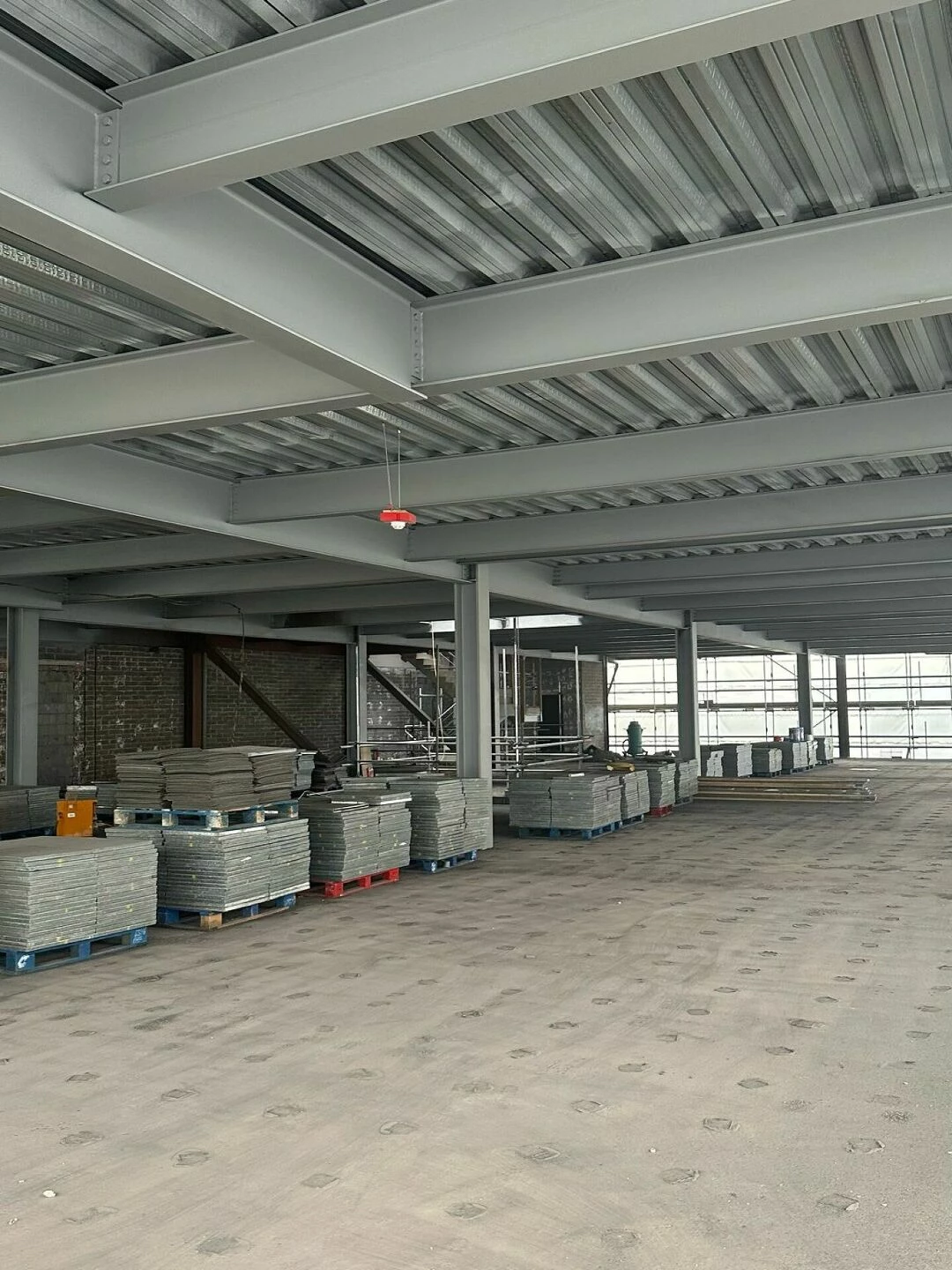 industrial unit under construction
