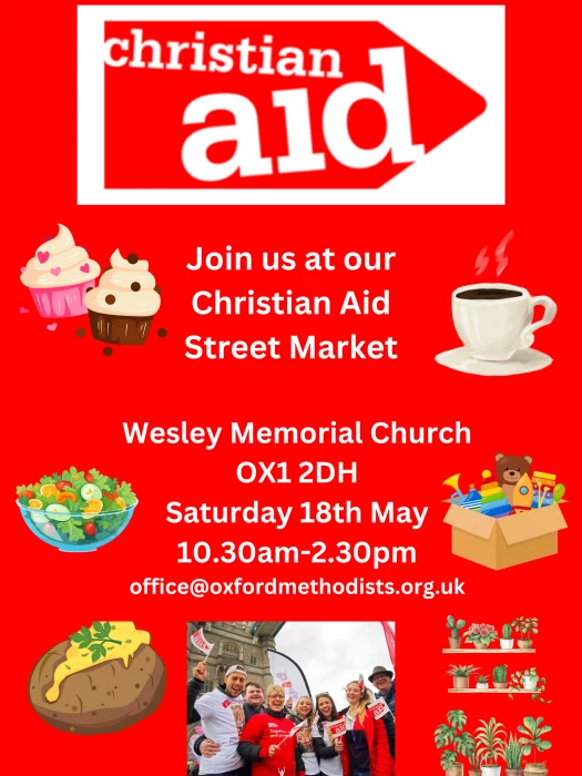 join us at our christian aid street markett 1