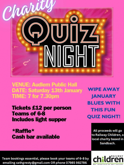 AudlemOnline | Charity quiz night in January