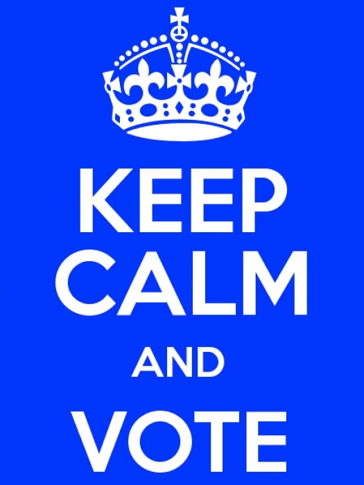 keep calm and vote