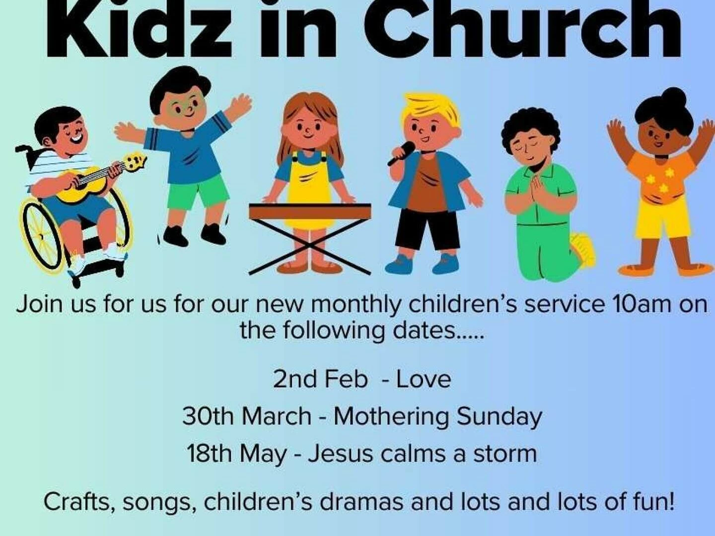 kidz in church  hutton rudby mc