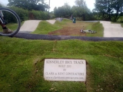 kinnerley bmx pump track long view