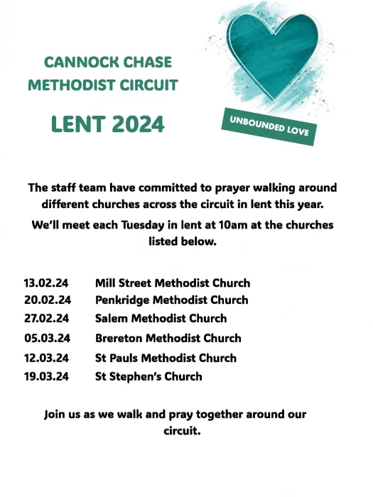 lent prayer walks 2024
