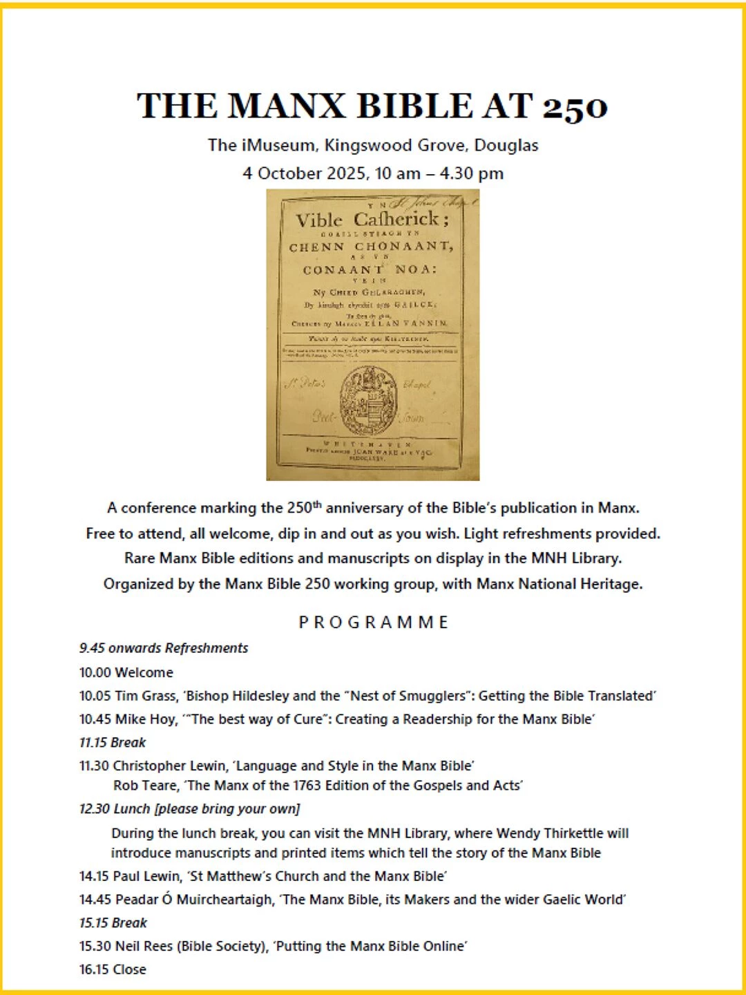 manx bible conference