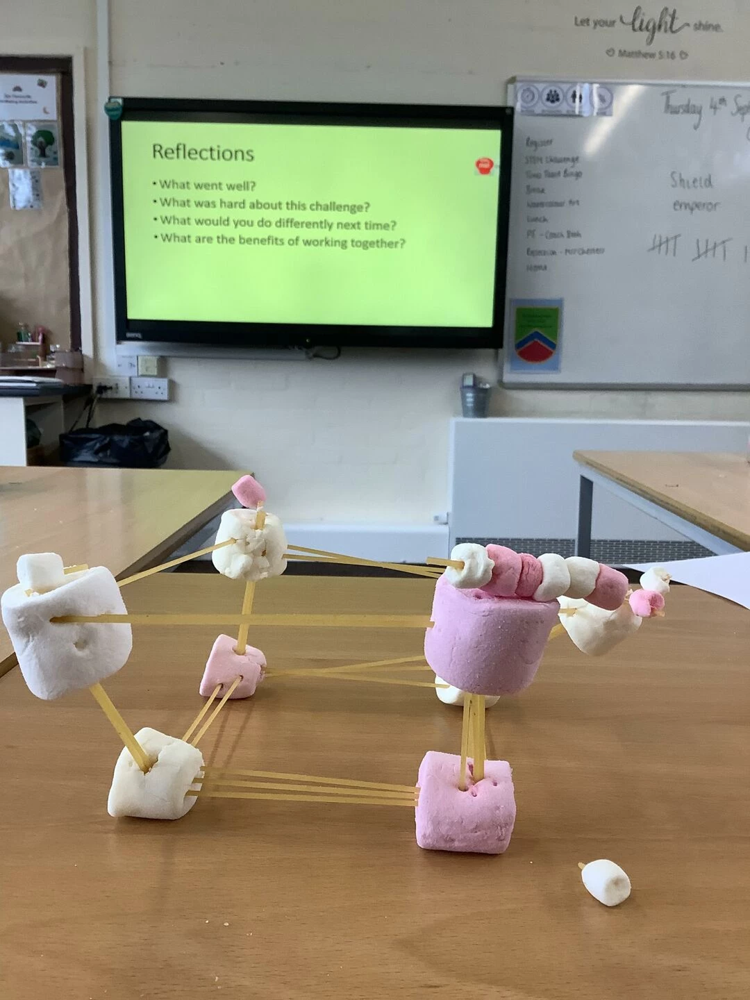 marshmallow tower