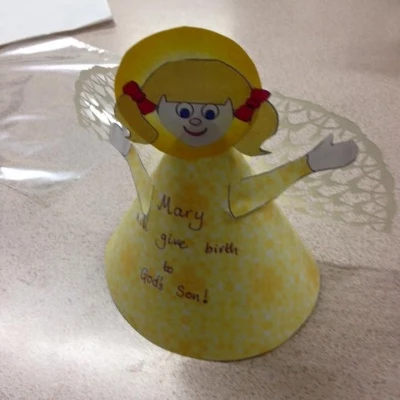 messy church angel
