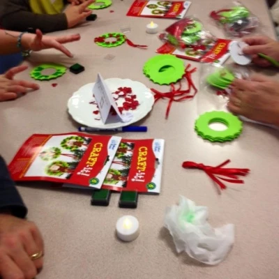 messy church garland