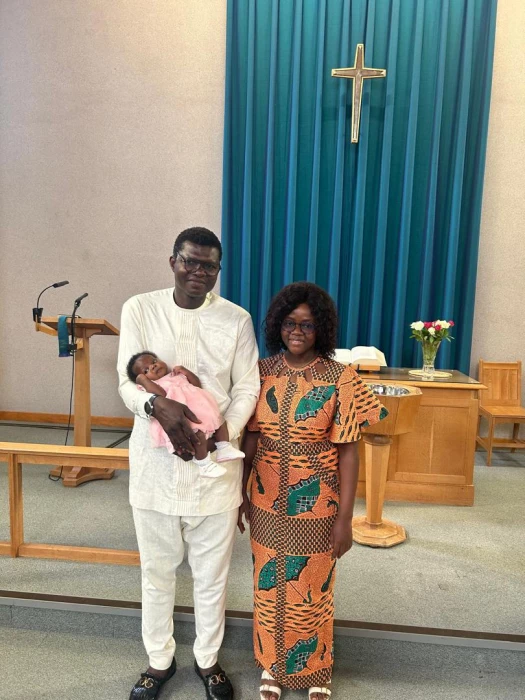 mum dad and baby anuonyam
