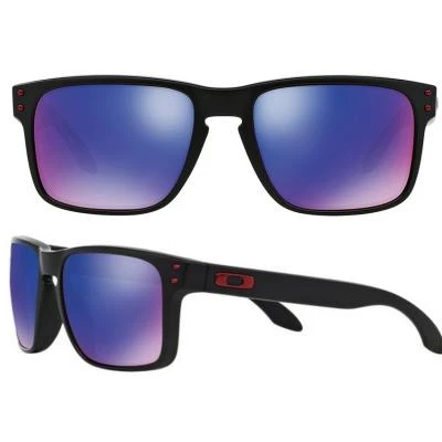 Oakley Red Rectangular UV Protection Sunglasses for Men