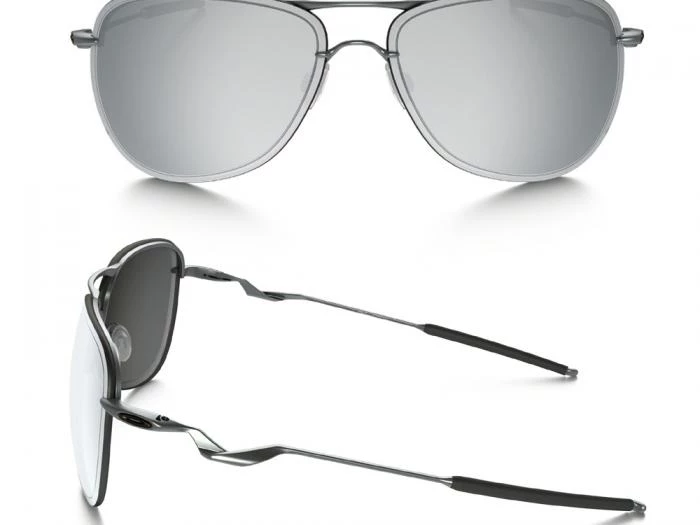 oakley tailpin in silver with mirror iridium chrome lenses oo408607