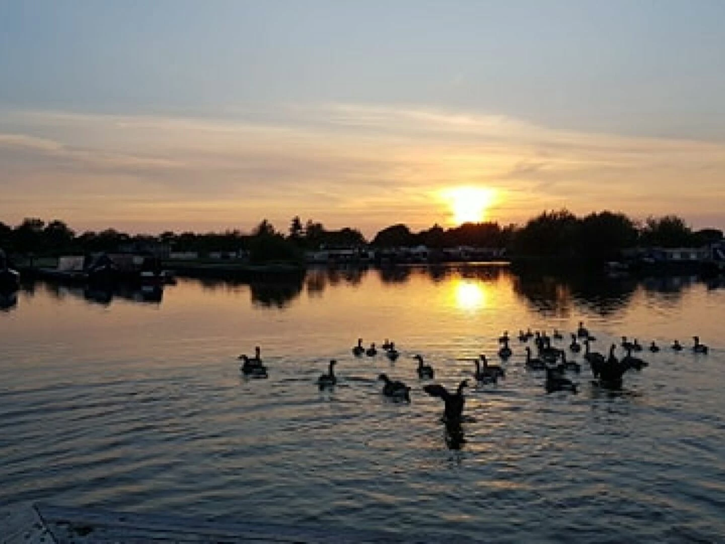 overwater june sunset