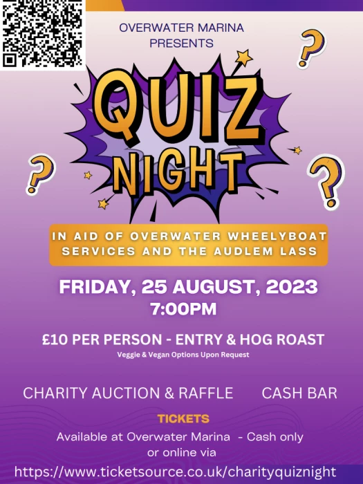 overwater marina  charity quiz