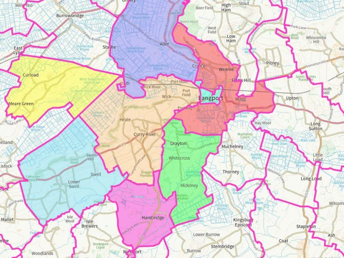 parish boundaries