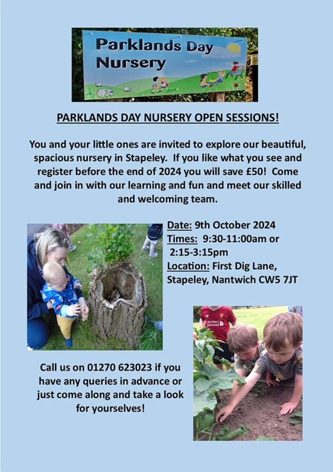 parklands open day
