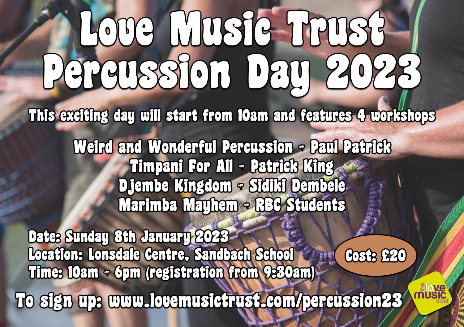 percussion flyer