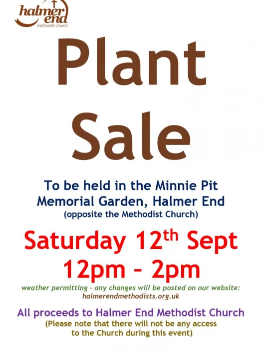 plant sale poster 12th septin the garden200907