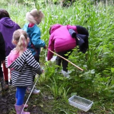 pond dipping 19 getting ready