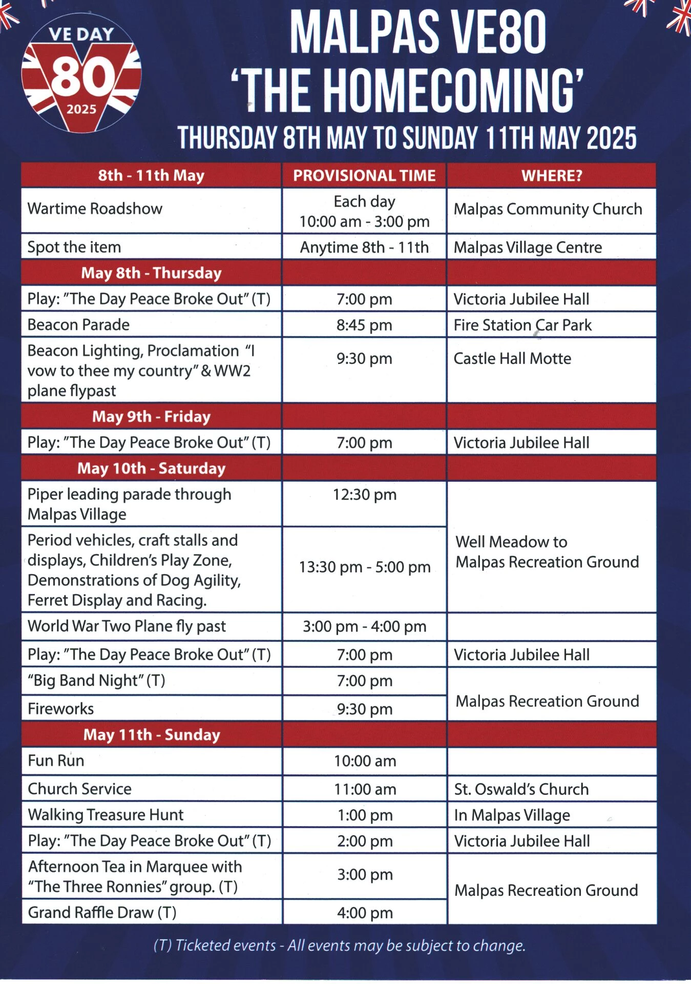 programme 050325