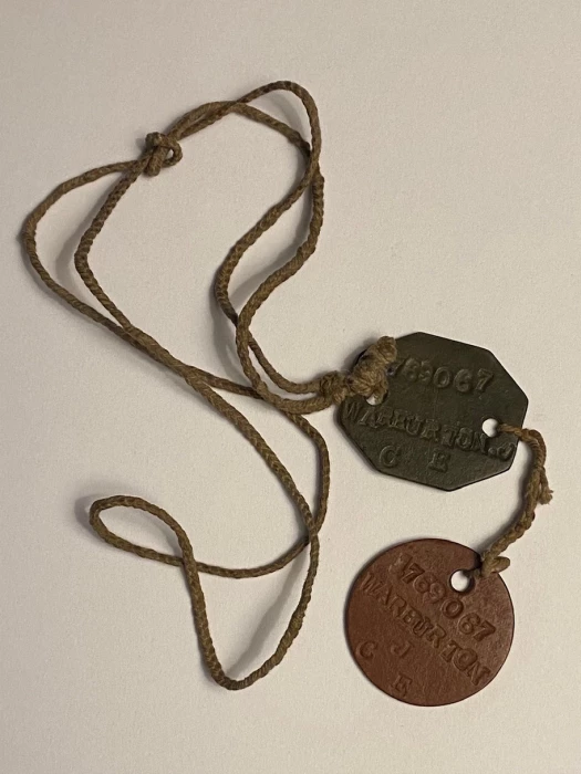 ralph warburton dog tags