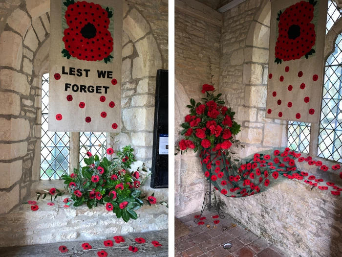 remembrance display 2020