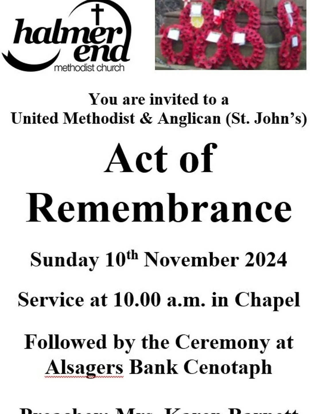 remembrance sunday 2024