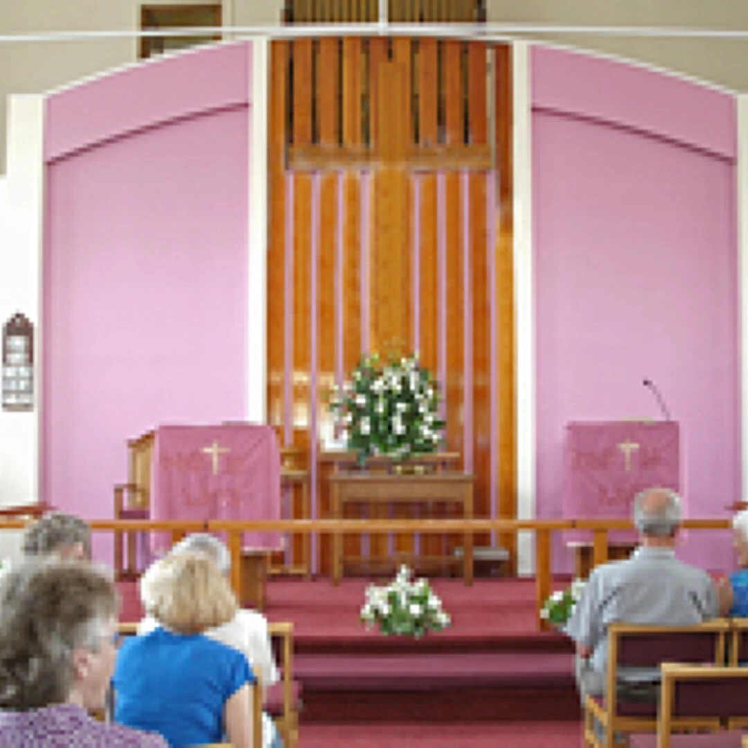 rev john lines at reopening of church in 2013