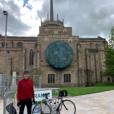 revd john kime  blackburn cathedral  17 may  climate change cycle ride across england