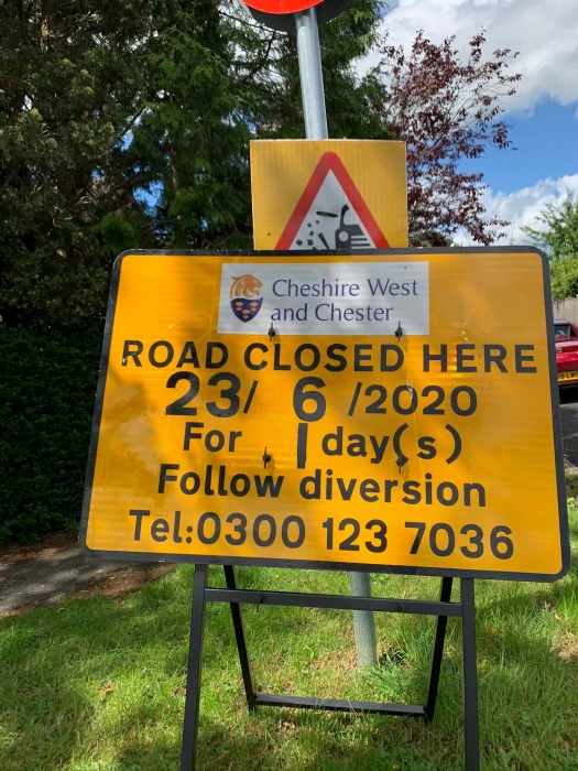 road closed