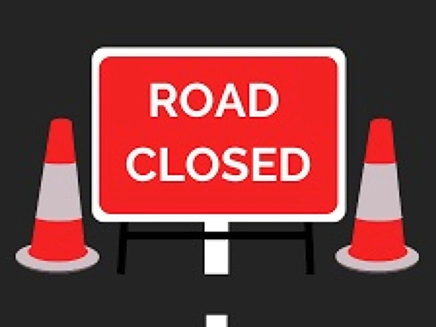 road closed