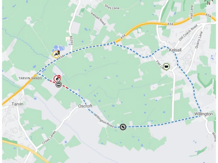 road closure  shay lane 3rd june