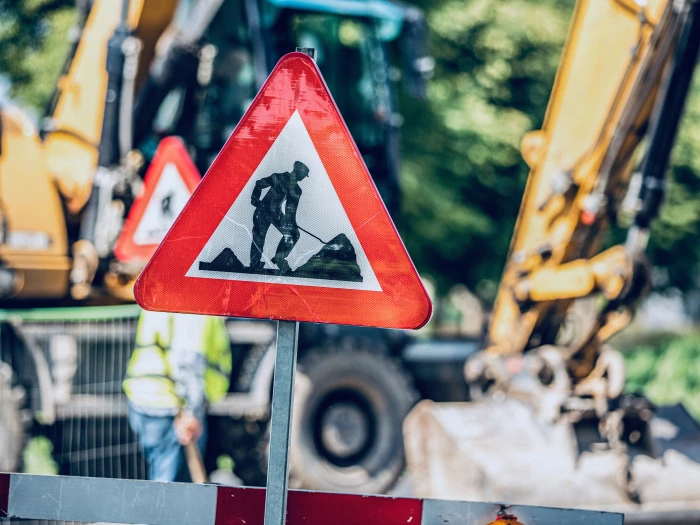 roadworks signs construction