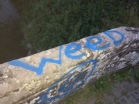 roman bridges graffiti