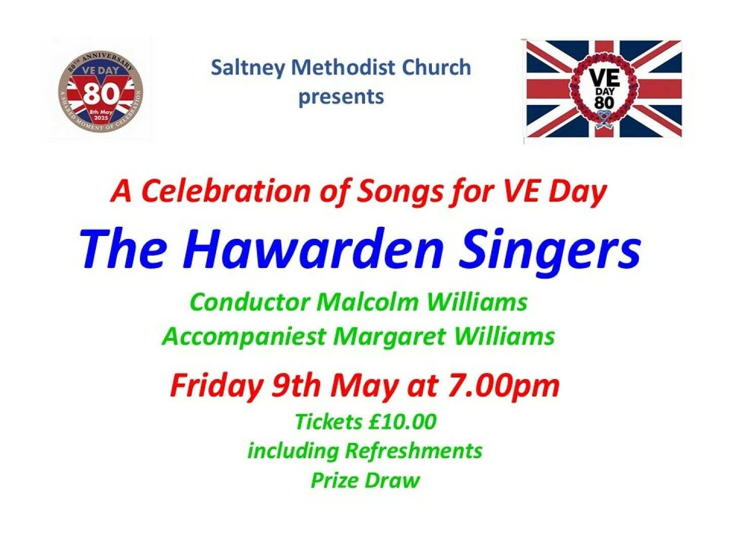 saltney ve day concert