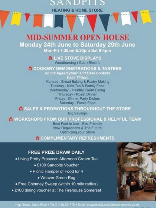 sandpits mid summer open housejune 2019