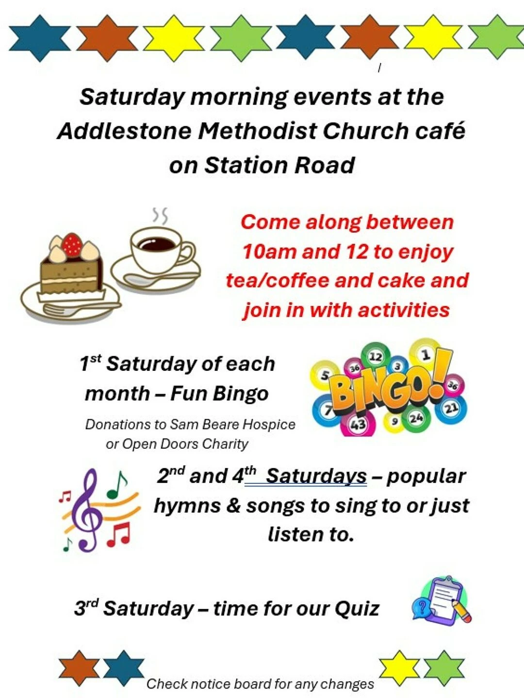 sat cafe activities