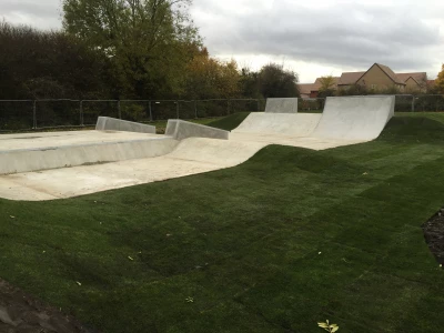 saxmundham skatepark finished