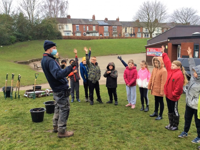 school tree planting