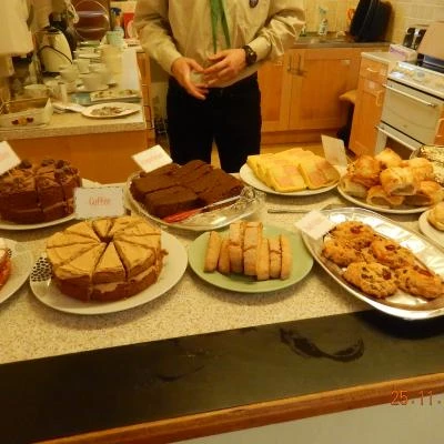 scouts offer teacoffee and cakes
