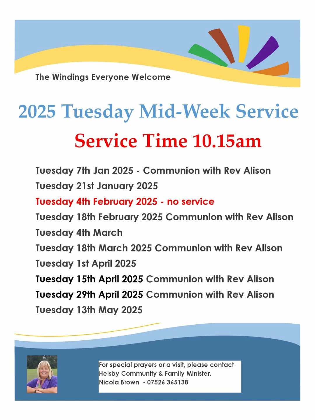 services at the windings