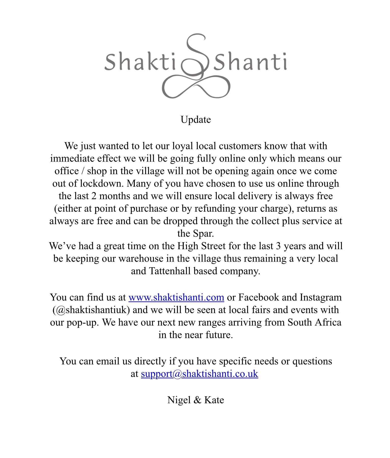 shakti shanti news update