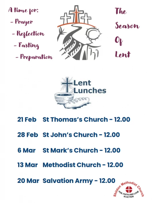 shildon lent lunches 2024