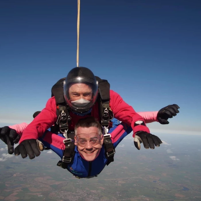 sky diving