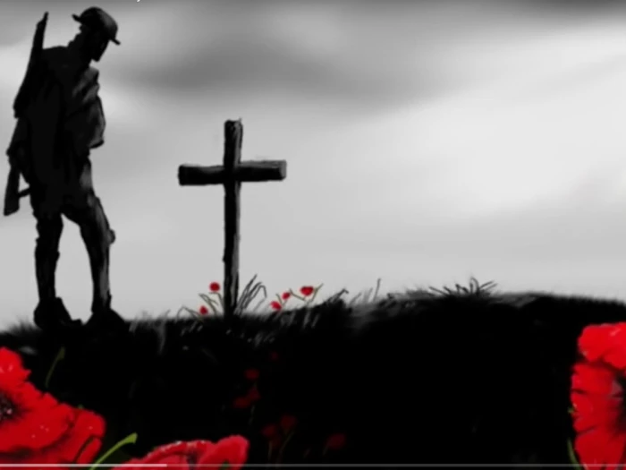 soldier outline remembrance