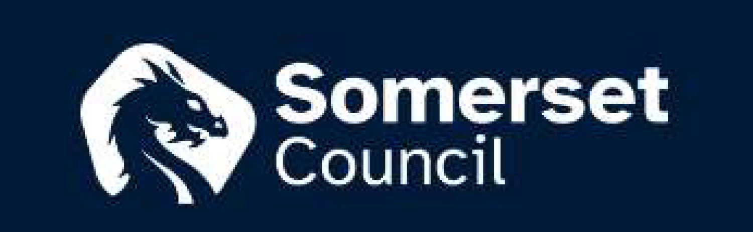somerset council logo negative