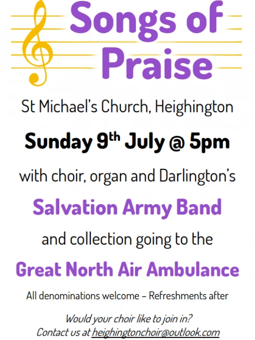 songs of praise heighington 09072023