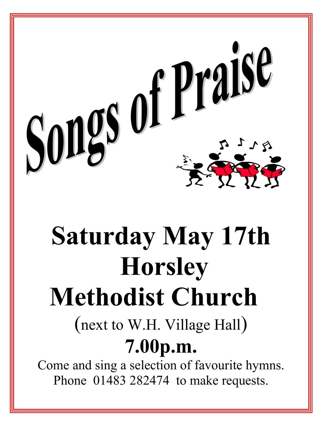 songs of praise may 2025