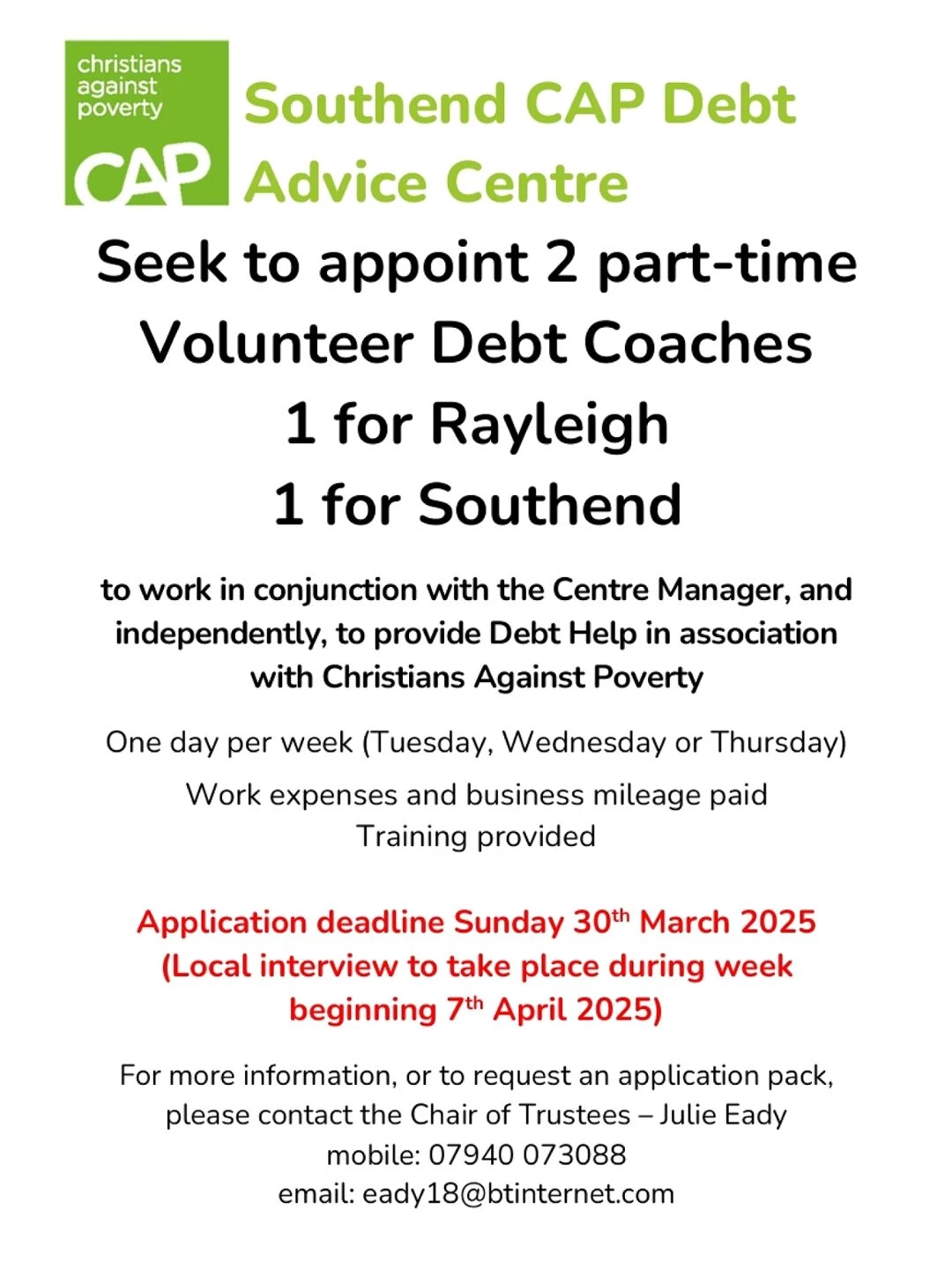southend cap advert march 2025