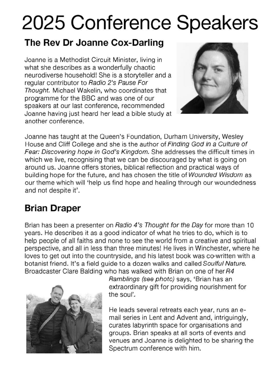 spectrum conference flier may 2025