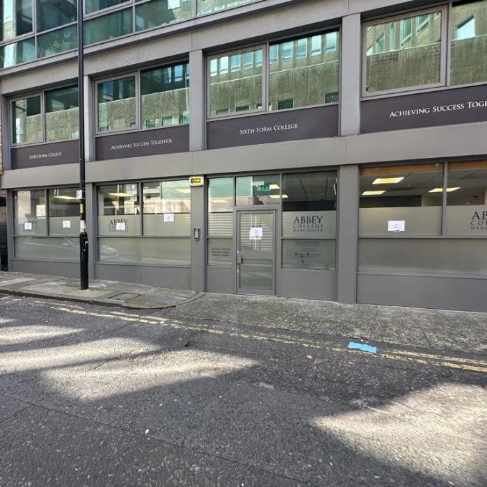 street view of spray painting and glazing at abbey college manchester