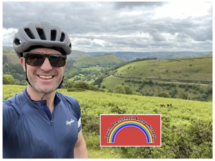 stuart radcliffe bike ride to support tarvin preschool 2024